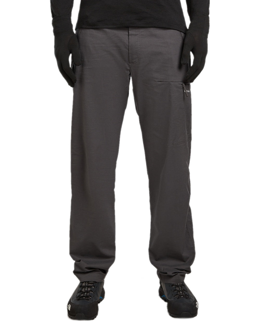 Black Coloured Icebreaker 200 Oasis Glove Liners on white background 