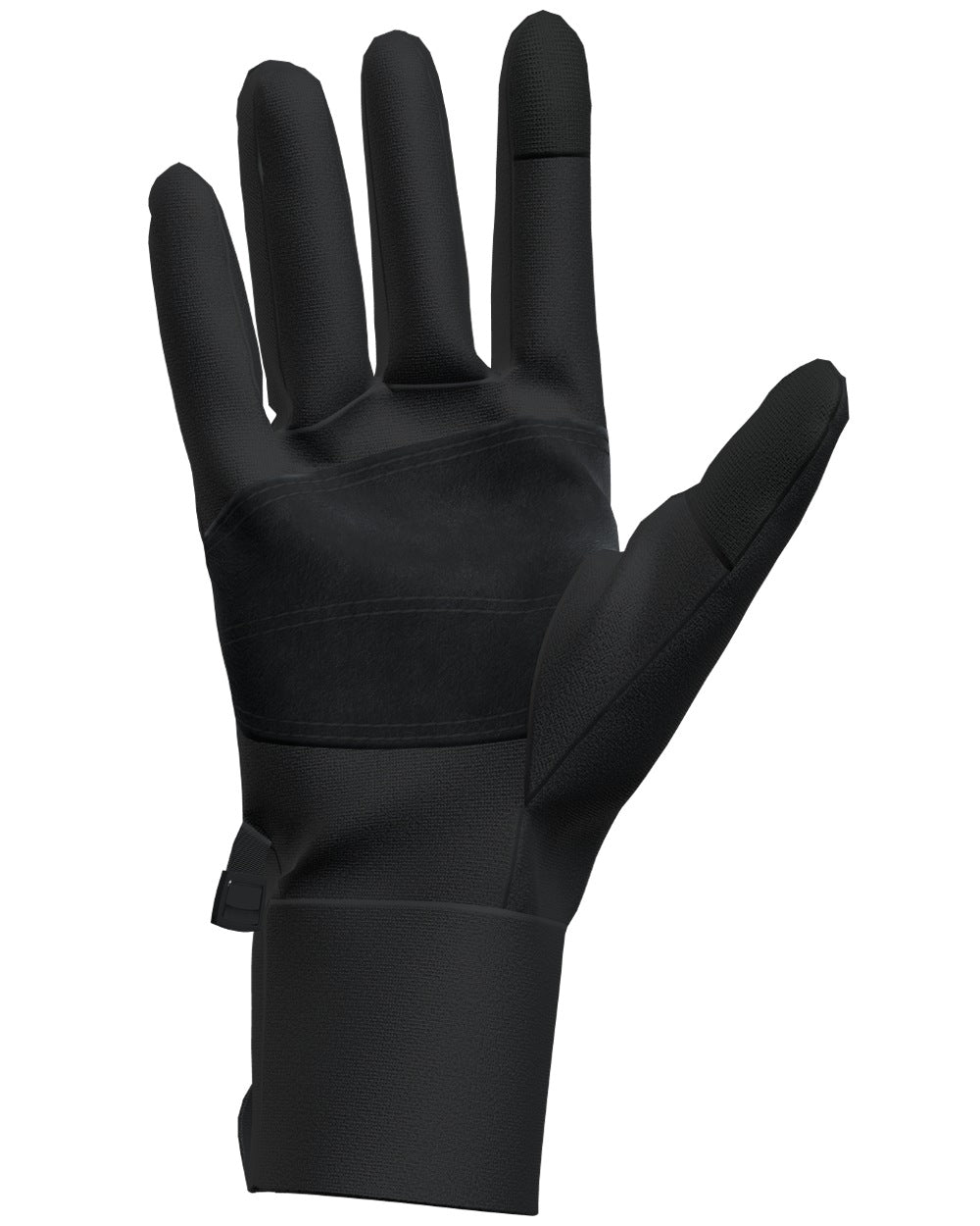 Black Coloured Icebreaker Unisex Merino Blend 360 Sierra Gloves on white background 