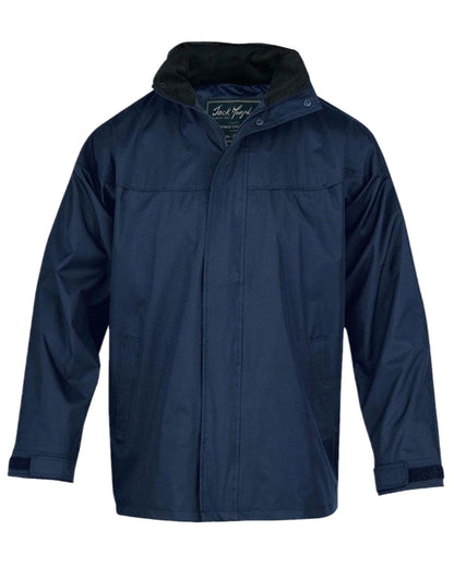 Navy Coloured Jack Murphy Kingston Waterproof Jacket on white background 