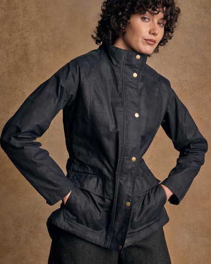 Blackwatch Coloured Jack Murphy Womens Sally Wax Jacket on indoor background 