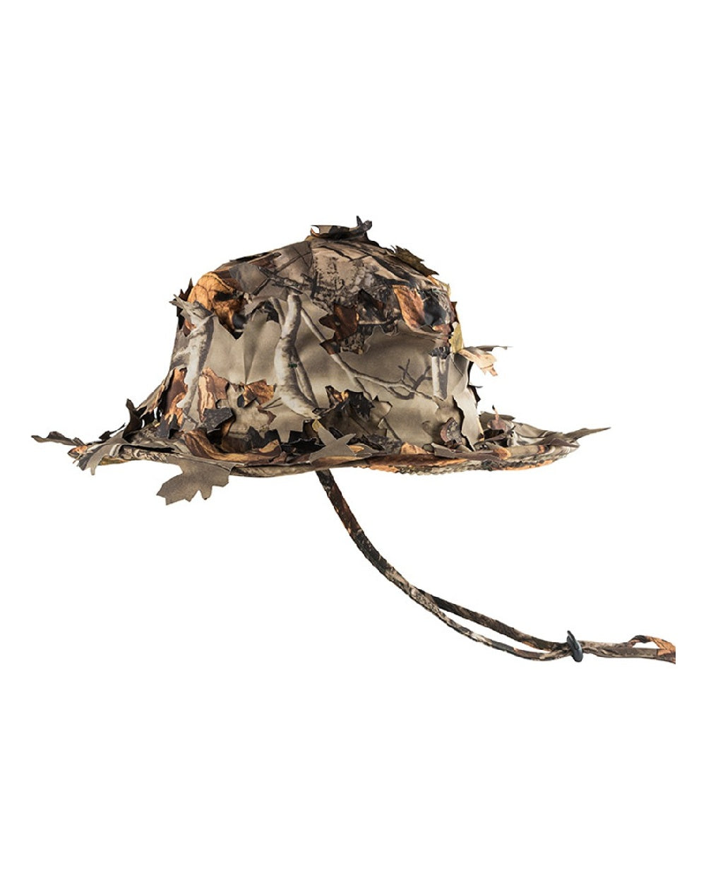 Camouflage coloured Jack Pyke 3D Leafy Bush Hat on white background 