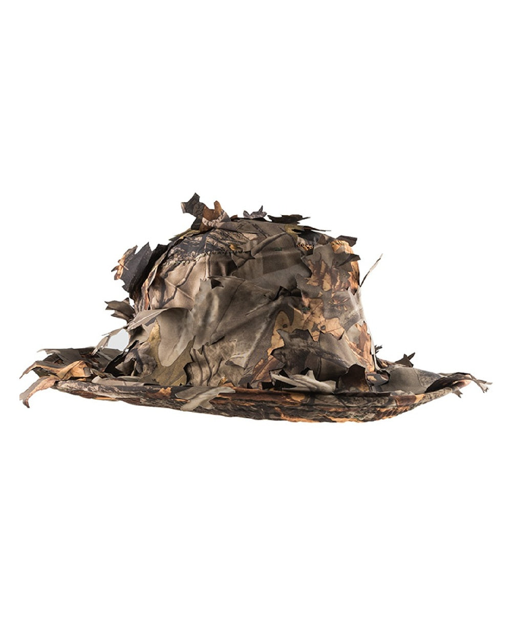 Camouflage coloured Jack Pyke 3D Leafy Bush Hat on white background 