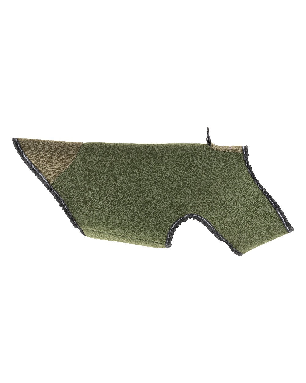 Green coloured Jack Pyke 5mm Neoprene Dog Vest on white background 