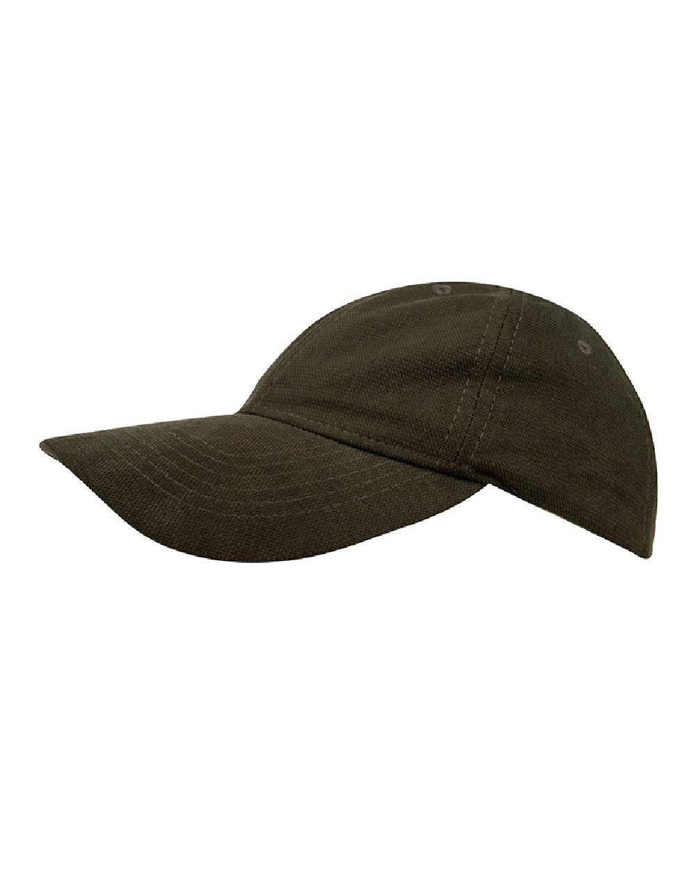 Olive coloured Jack Pyke Ashcombe Baseball Hat on white background 