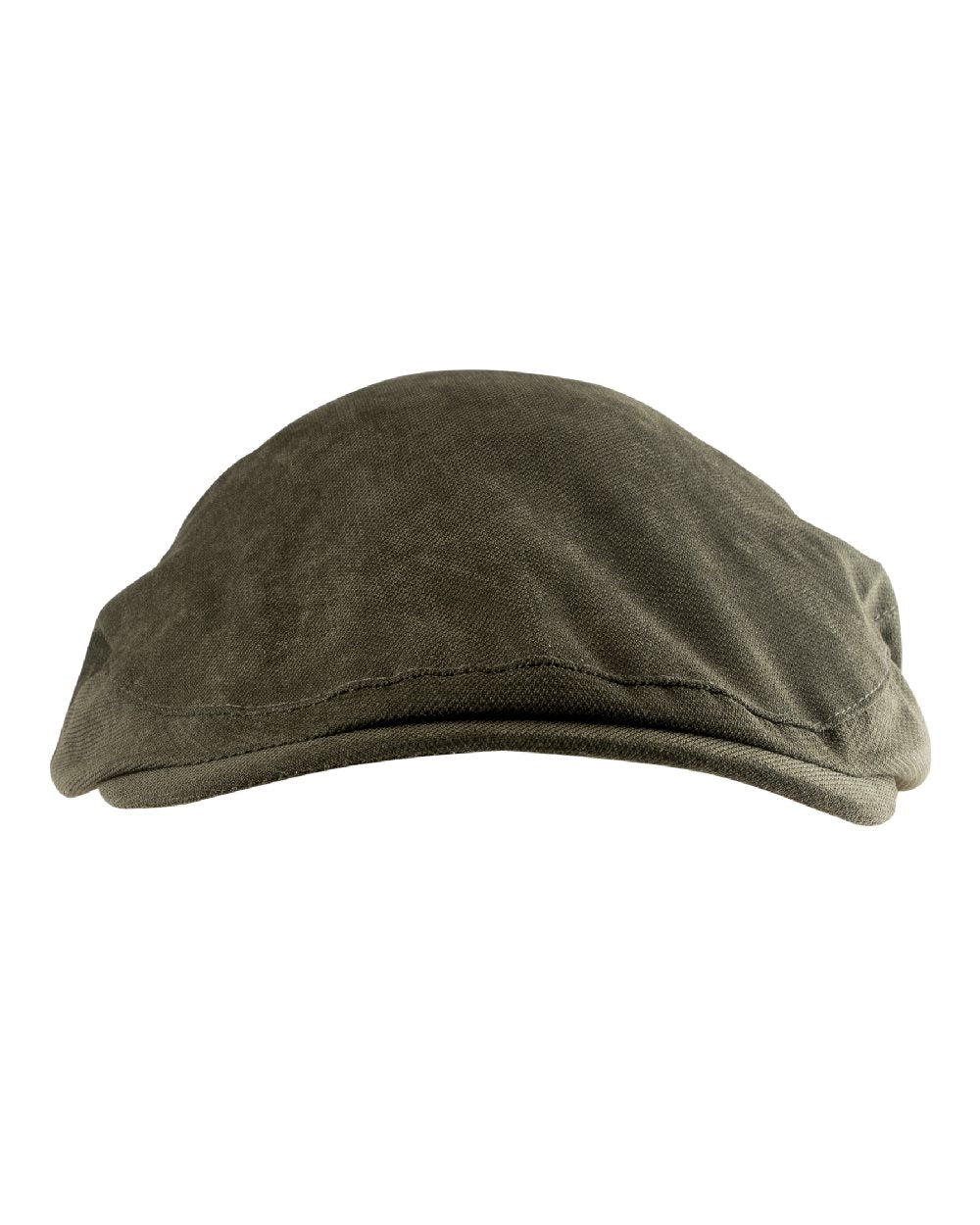 Olive coloured Jack Pyke Ashcombe Flat Cap on white background 