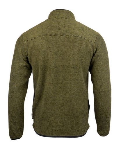 Green coloured Jack Pyke Ashdown Fleece Top on white background 