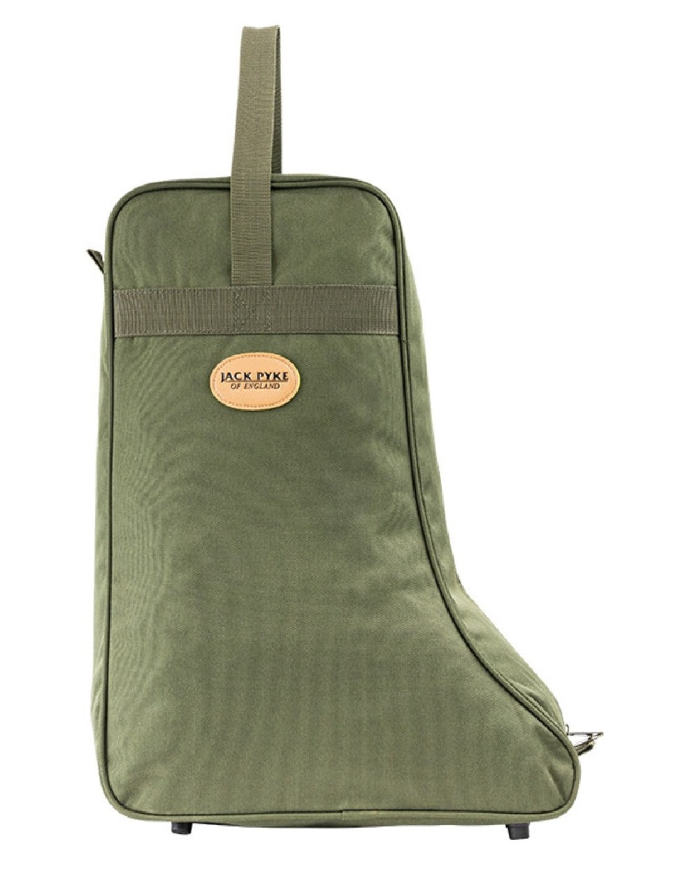 Green coloured Jack Pyke Boot Bag on white background 