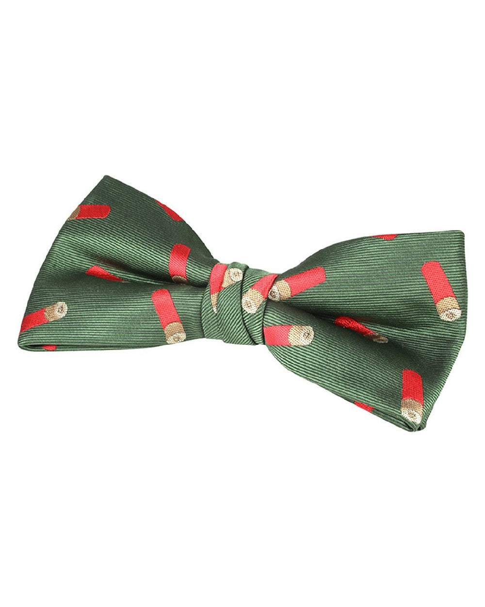 Green coloured Jack Pyke Bow Tie on white background 