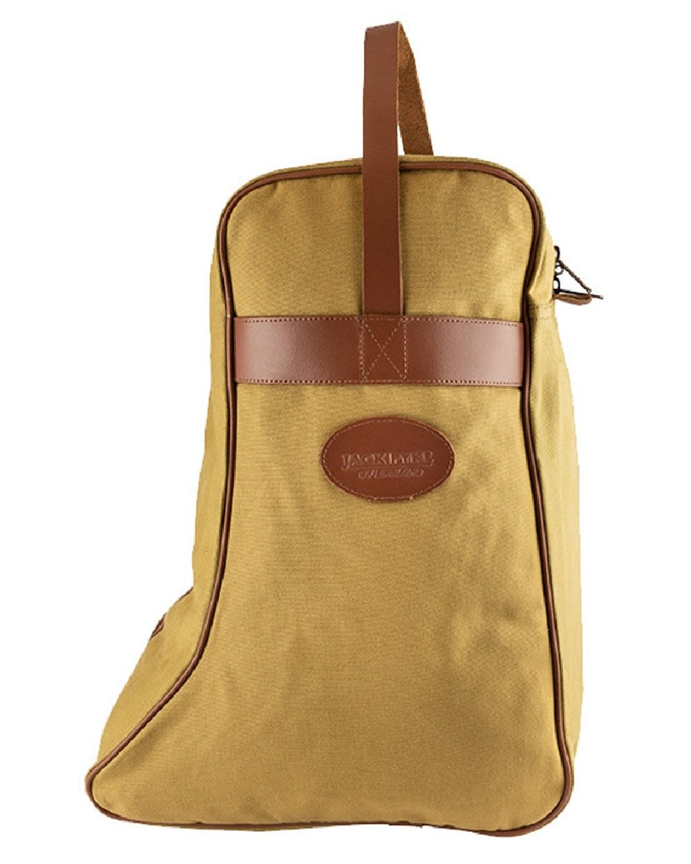 Fawn coloured Jack Pyke Canvas Boot Bag on white background 