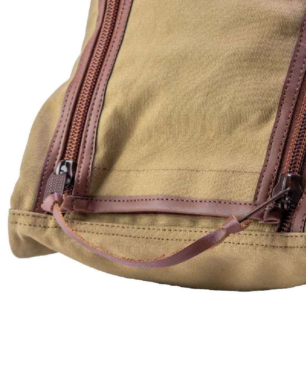 Fawn coloured Jack Pyke Canvas Walking Boot Bag on white background 