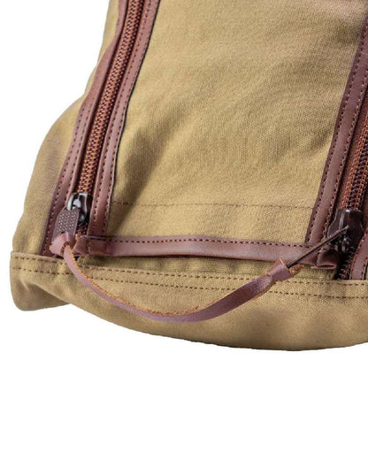 Fawn coloured Jack Pyke Canvas Walking Boot Bag on white background 