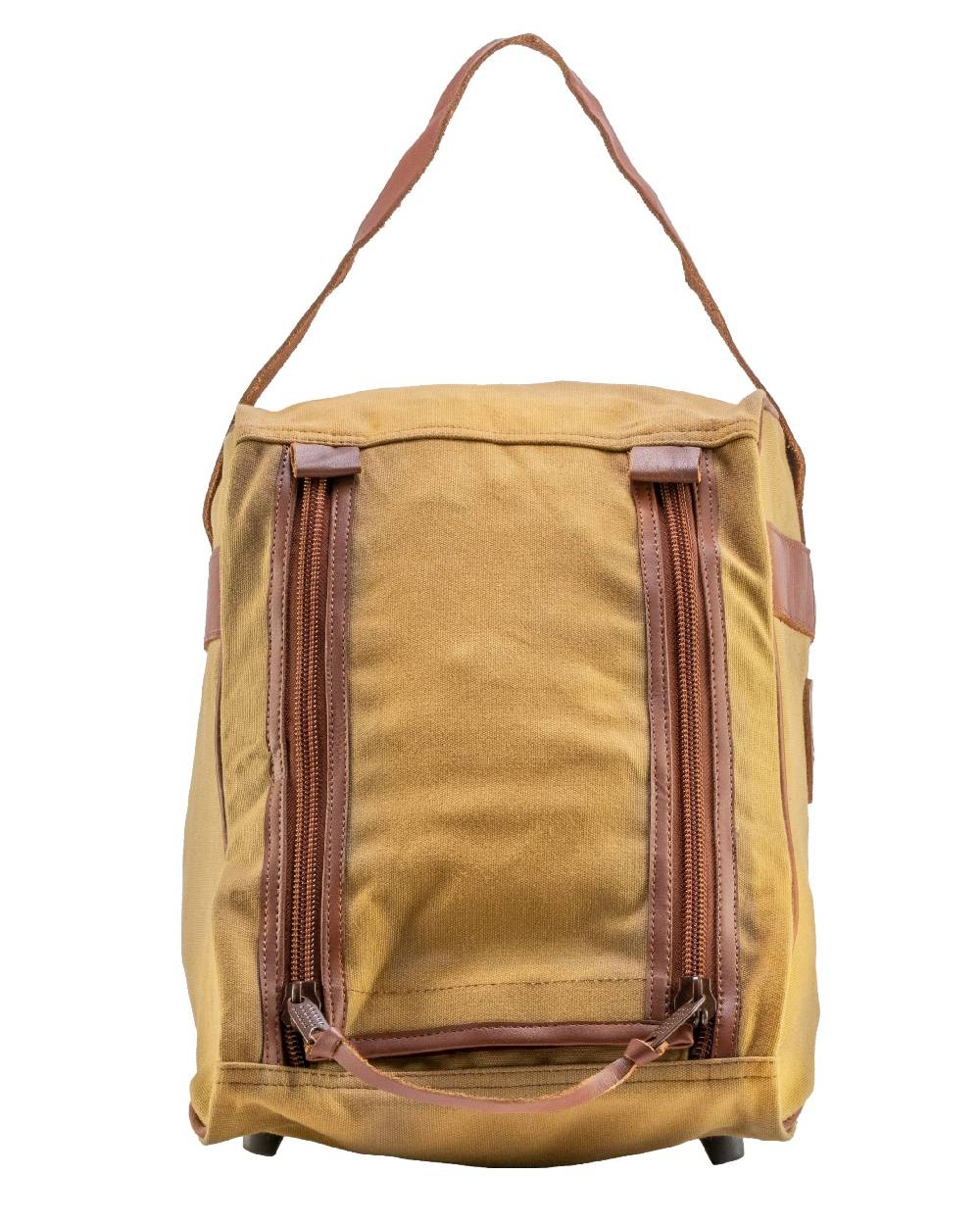 Fawn coloured Jack Pyke Canvas Walking Boot Bag on white background 