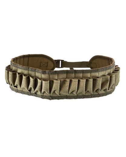 Green coloured Jack Pyke Cartridge Belt on white background 