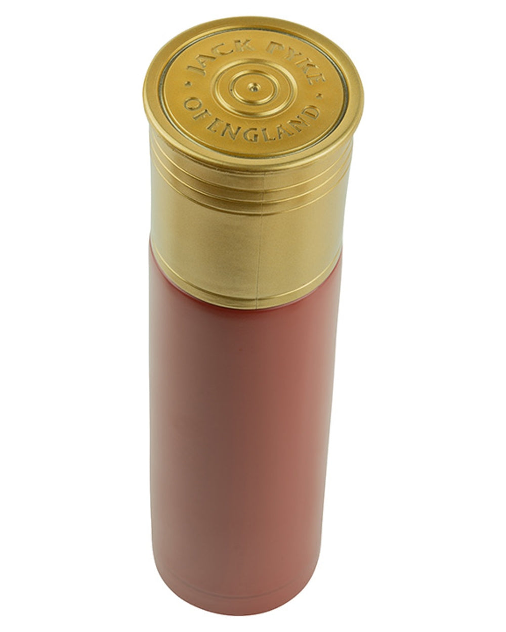 Red coloured Jack Pyke Cartridge Flask 500ml on white background 