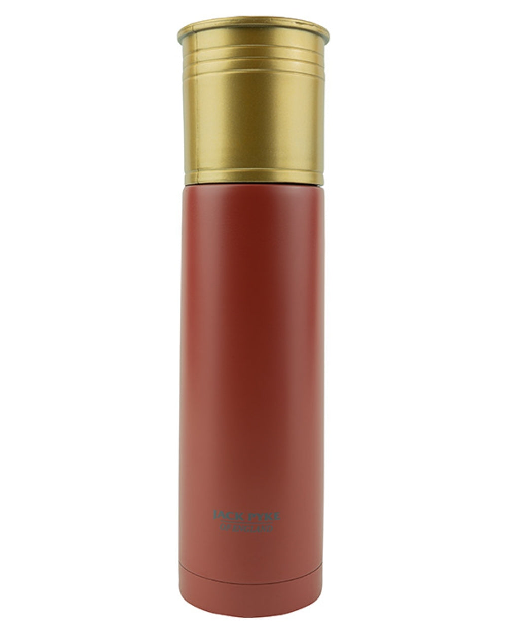 Red coloured Jack Pyke Cartridge Flask 500ml on white background 