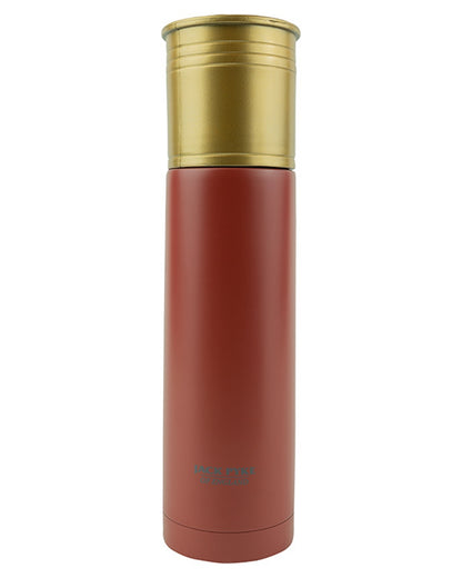 Red coloured Jack Pyke Cartridge Flask 500ml on white background 