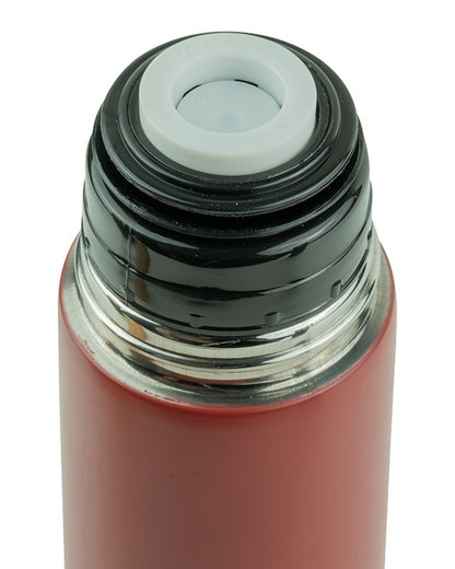 Red coloured Jack Pyke Cartridge Flask 500ml on white background 