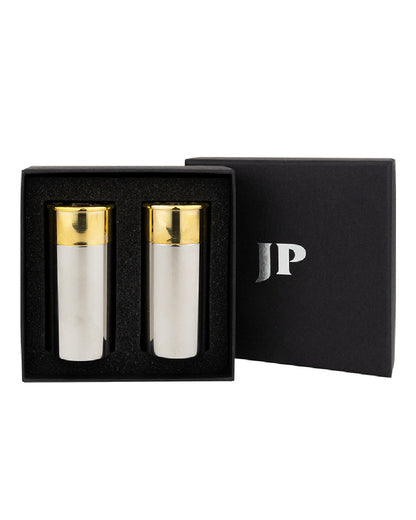 Jack Pyke Cartridge Salt and Pepper Pots Presentation Box on a white background