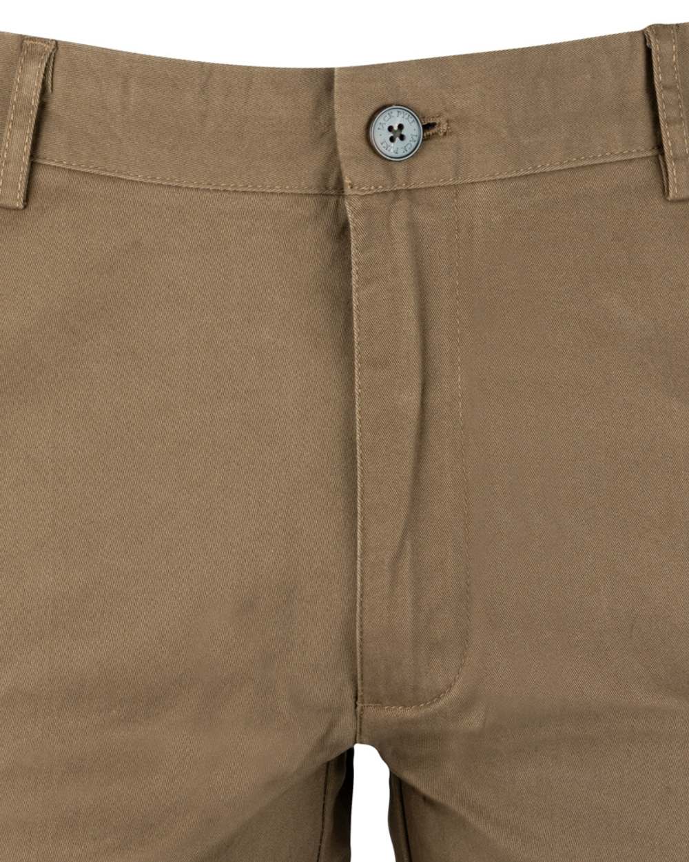 Mocha Brown coloured Jack Pyke Chino Trousers on white background 