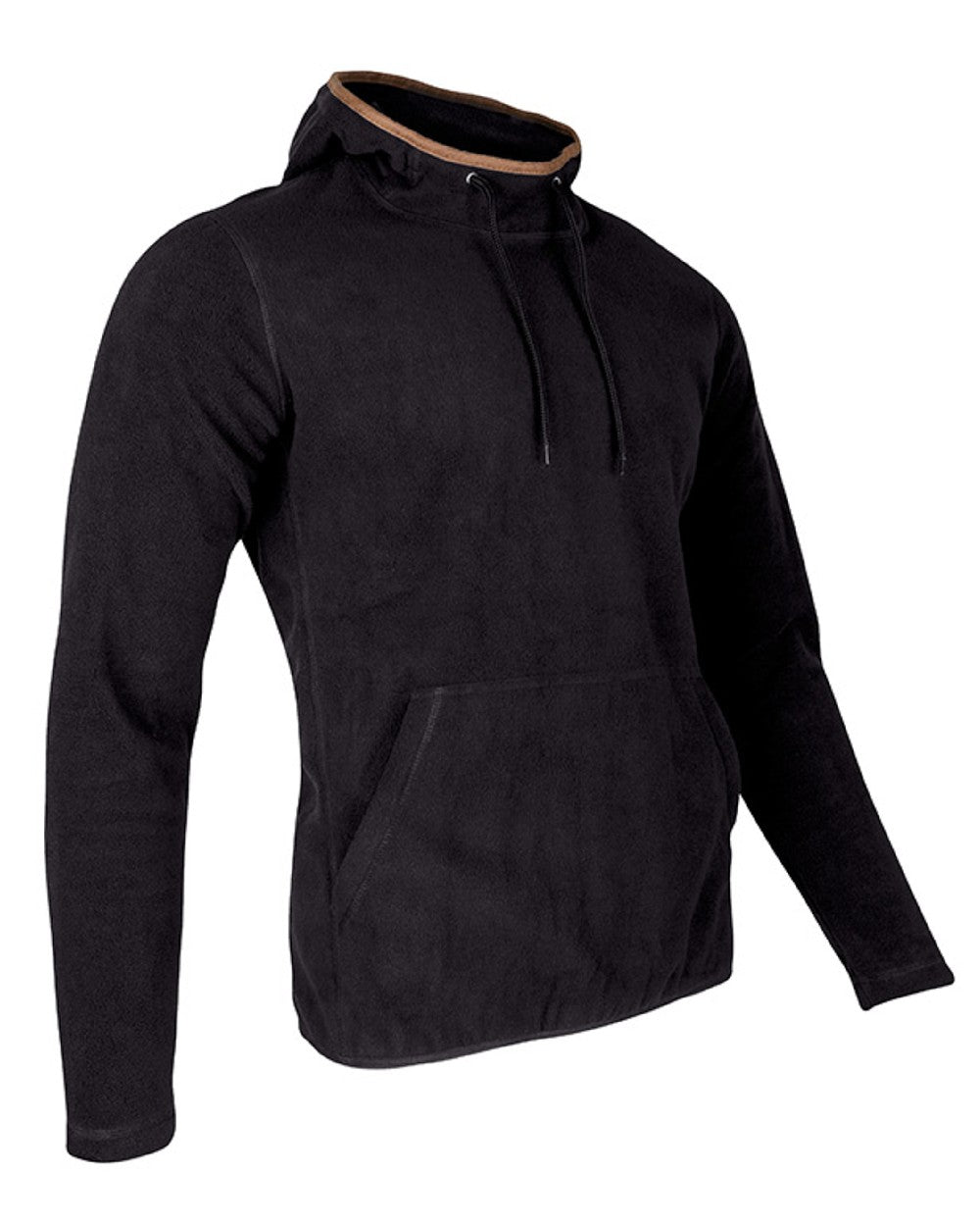 Anthracite coloured Jack Pyke Country Fleece Hoodie on white background 