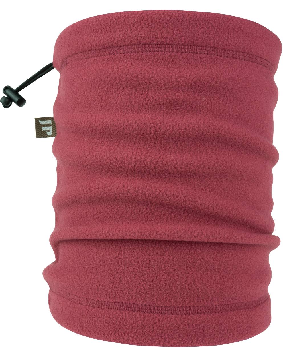 Roselle coloured Jack Pyke Country Fleece Neck Gaiter on white background 