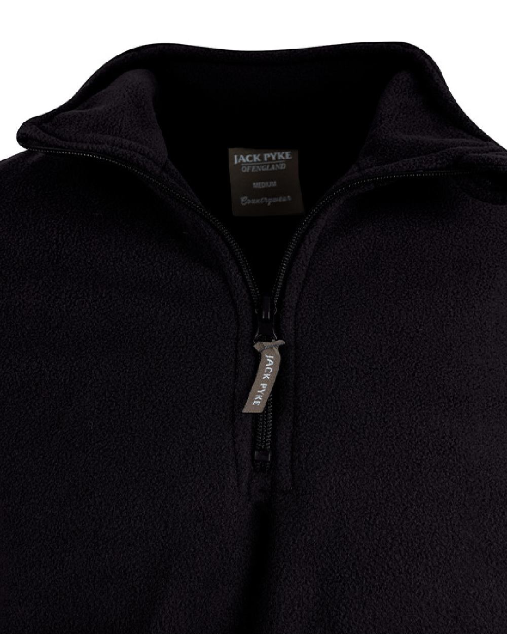 Anthracite coloured Jack Pyke Country Fleece Top on white background 