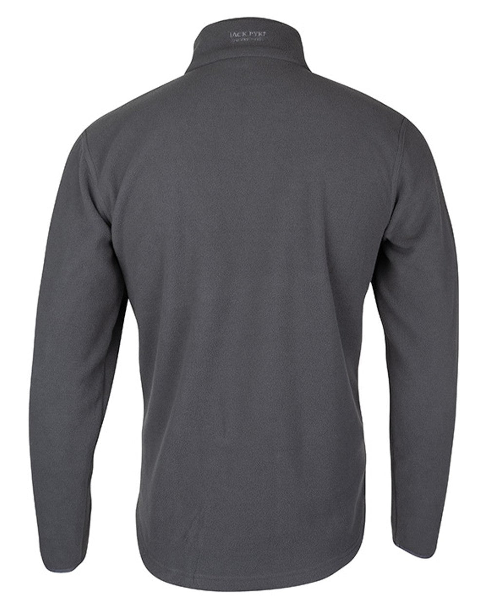 Charcoal coloured Jack Pyke Country Fleece Top on white background 