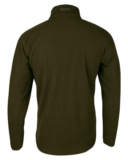 Dark Olive coloured Jack Pyke Country Fleece Top on white background 