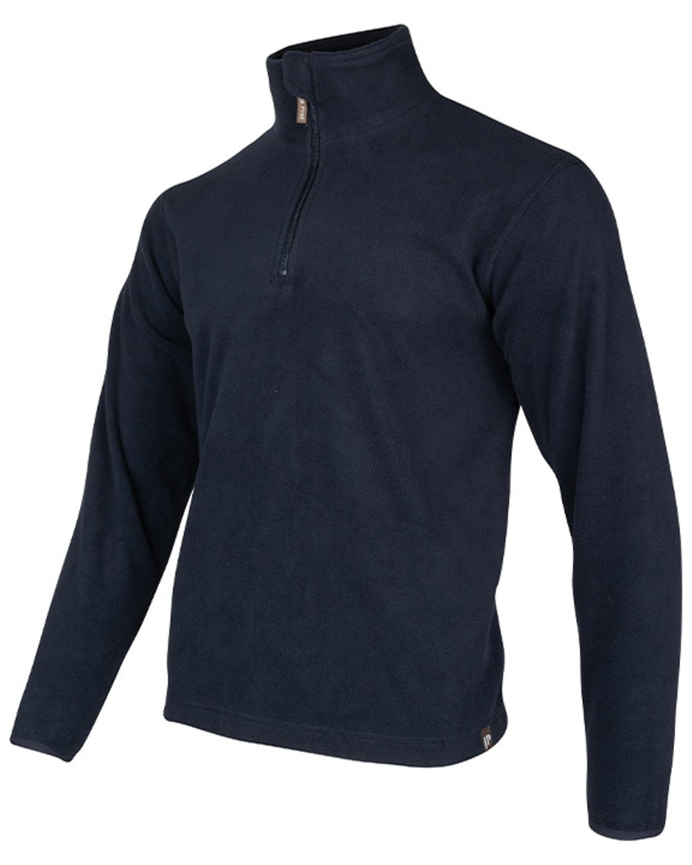 Navy coloured Jack Pyke Country Fleece Top on white background 