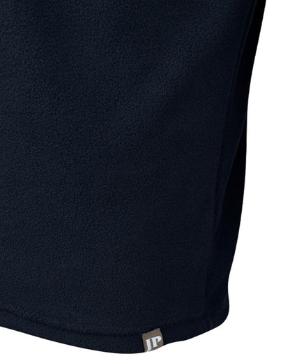 Navy coloured Jack Pyke Country Fleece Top on white background 