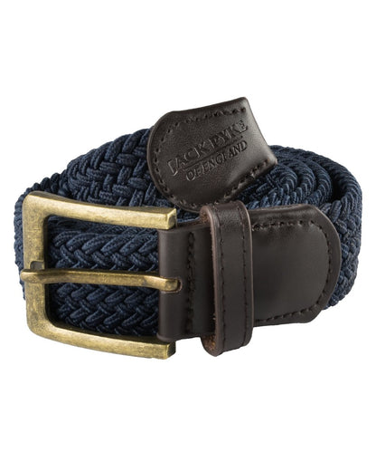 Navy coloured Jack Pyke Countryman Elasticated Belt on white background 