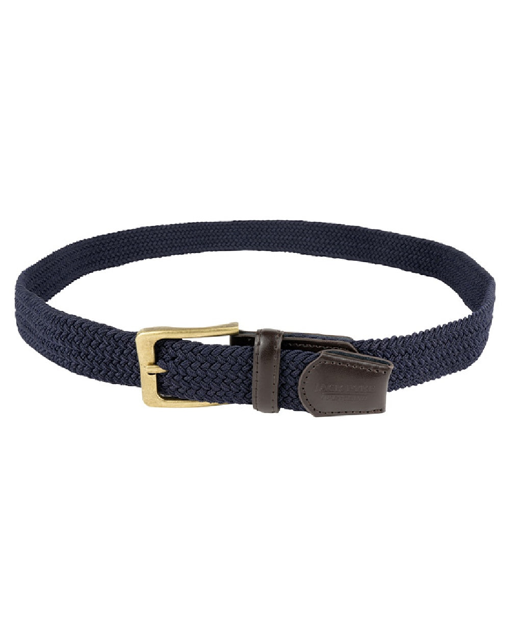 Navy coloured Jack Pyke Countryman Elasticated Belt on white background 