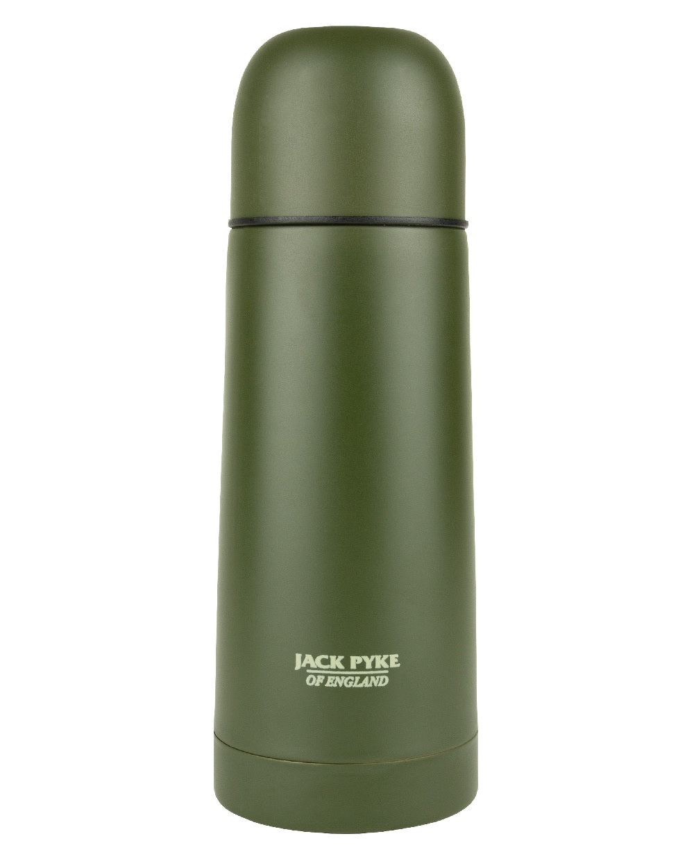Green coloured Jack Pyke Countryman Flask on white background 