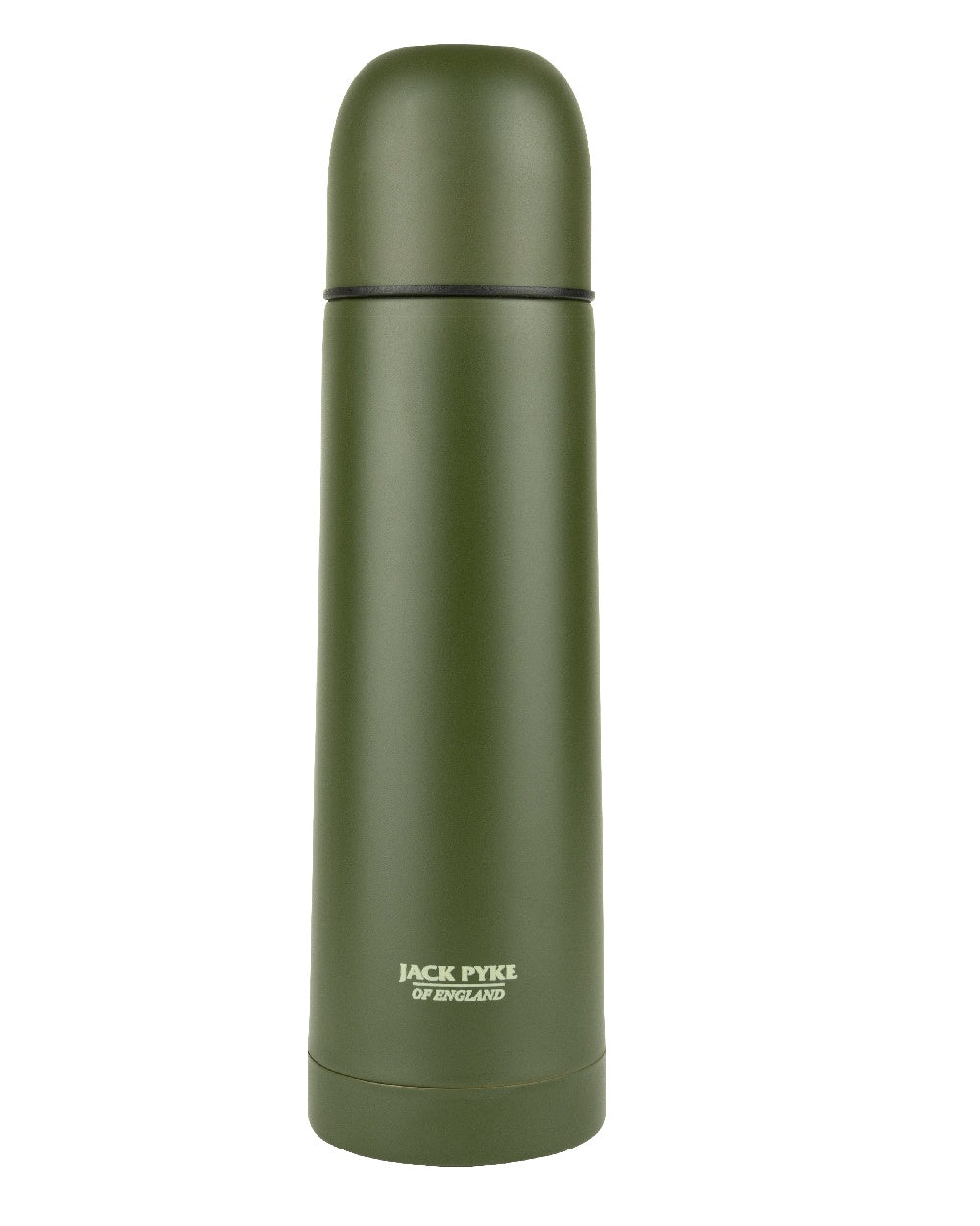 Green coloured Jack Pyke Countryman Flask on white background 