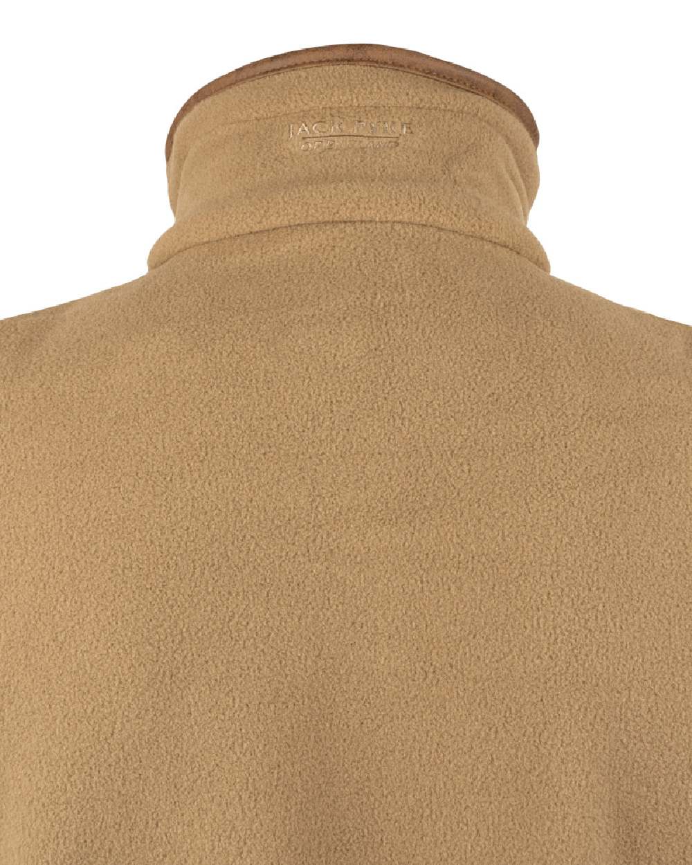 Barley coloured Jack Pyke Countryman Fleece Gilet on white background 