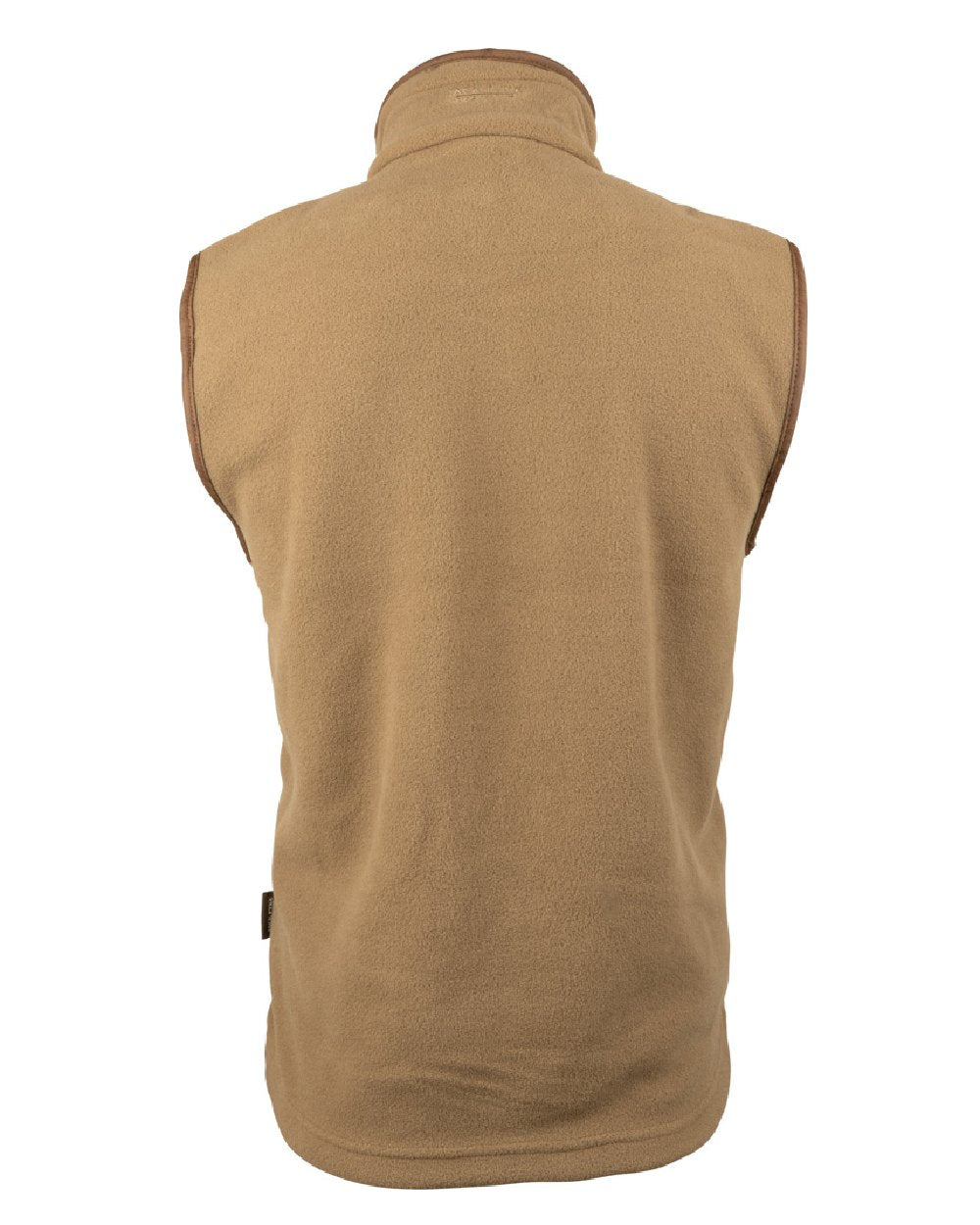 Barley coloured Jack Pyke Countryman Fleece Gilet on white background 