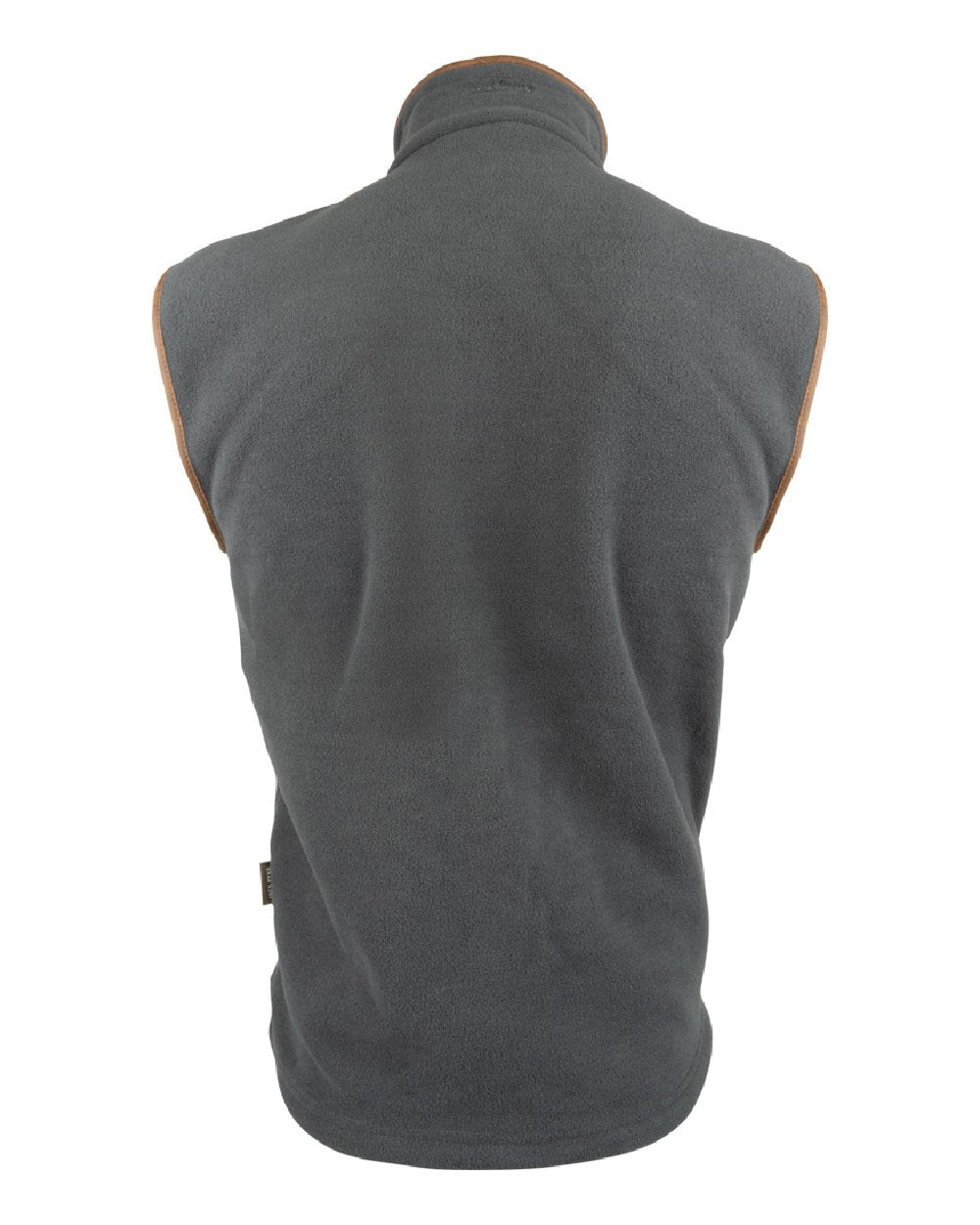 Charcoal coloured Jack Pyke Countryman Fleece Gilet on white background 