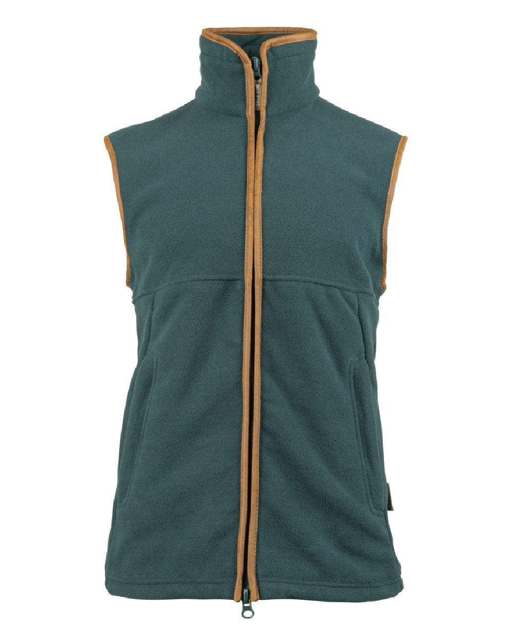 Deep Aqua coloured Jack Pyke Countryman Fleece Gilet on white background 