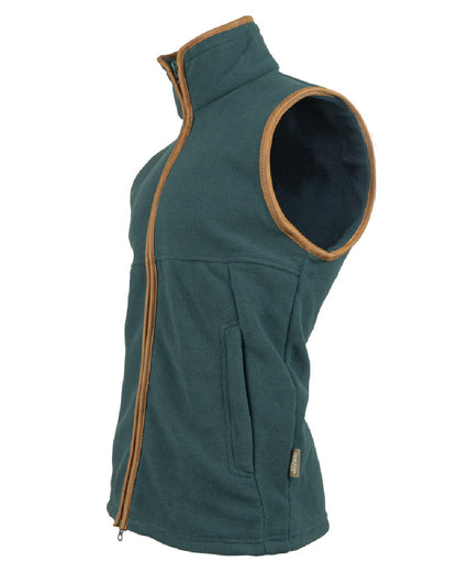 Deep Aqua coloured Jack Pyke Countryman Fleece Gilet on white background 