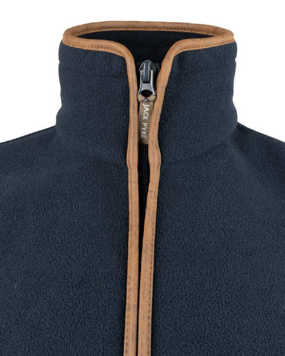 Navy coloured Jack Pyke Countryman Fleece Gilet on white background 