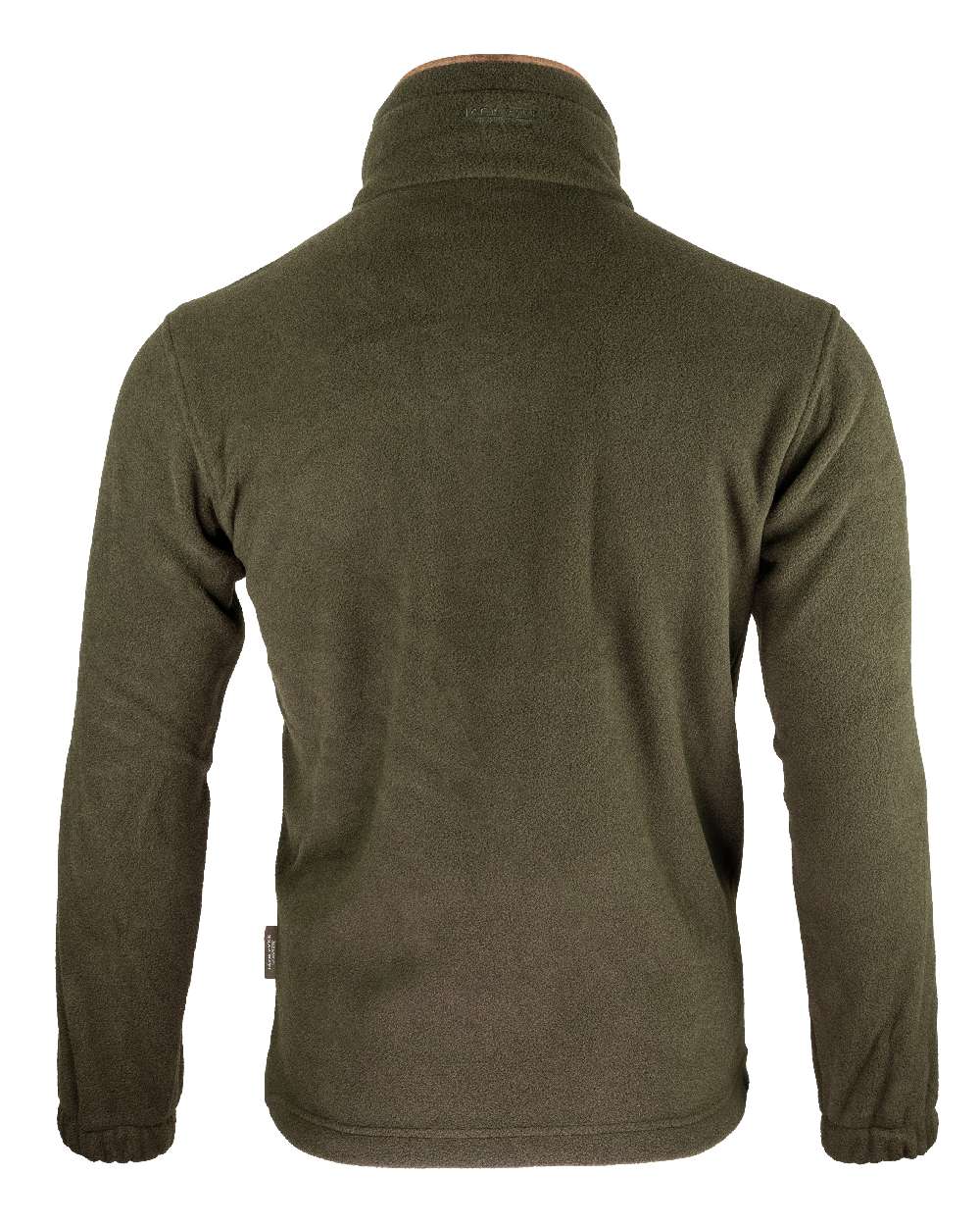 Dark Olive coloured Jack Pyke Countryman Fleece Jacket on white background 