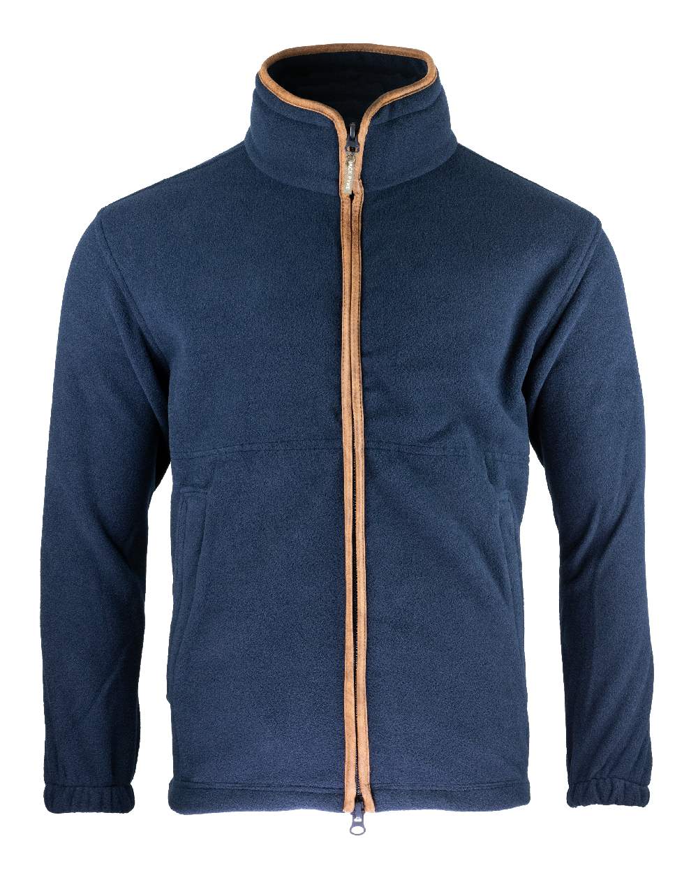 Navy coloured Jack Pyke Countryman Fleece Jacket on white background 