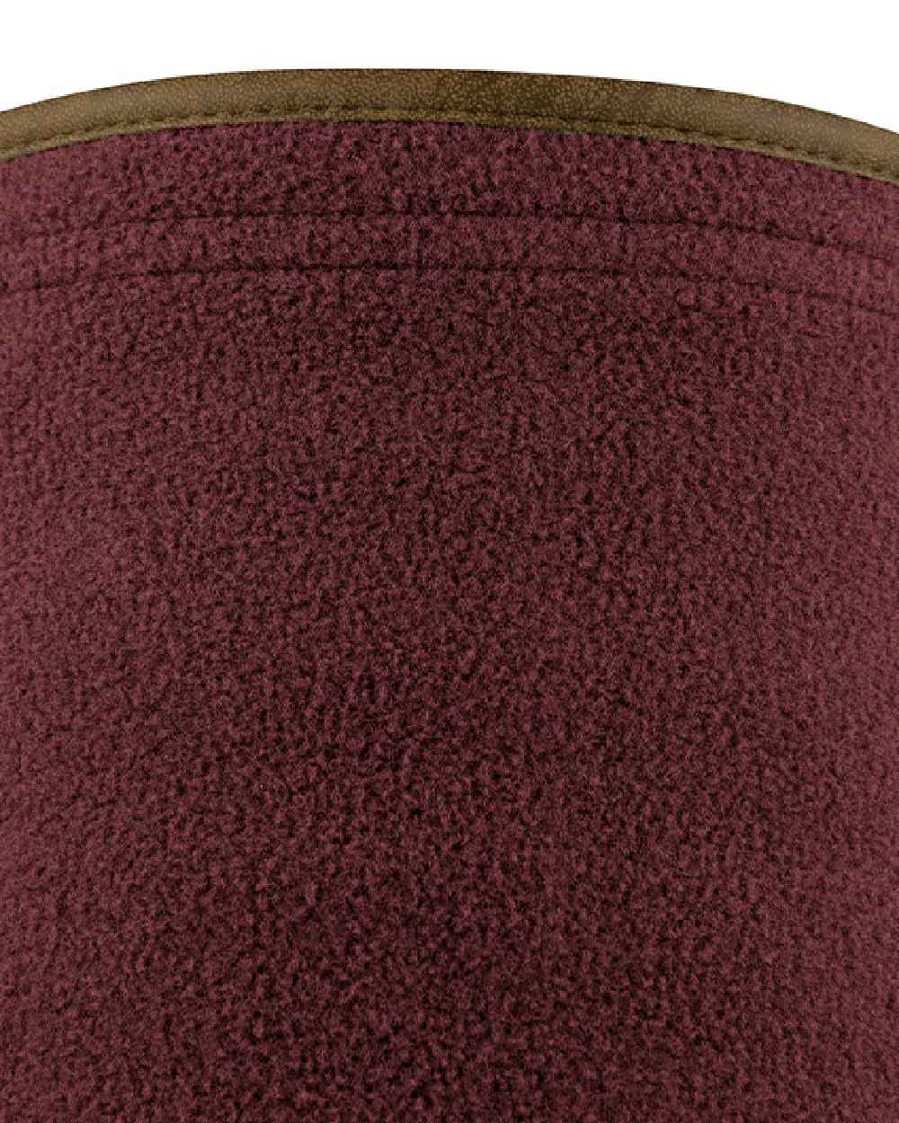 Burgundy coloured Jack Pyke Countryman Fleece Neck Gaiter on white background 