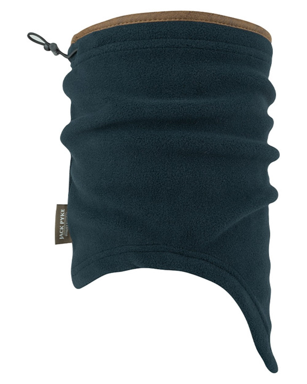 Navy coloured Jack Pyke Countryman Fleece Neck Gaiter on white background 