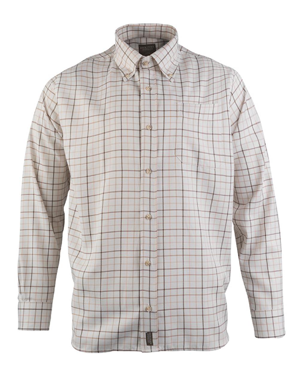 Brown coloured Jack Pyke Countryman Shirt on white background 