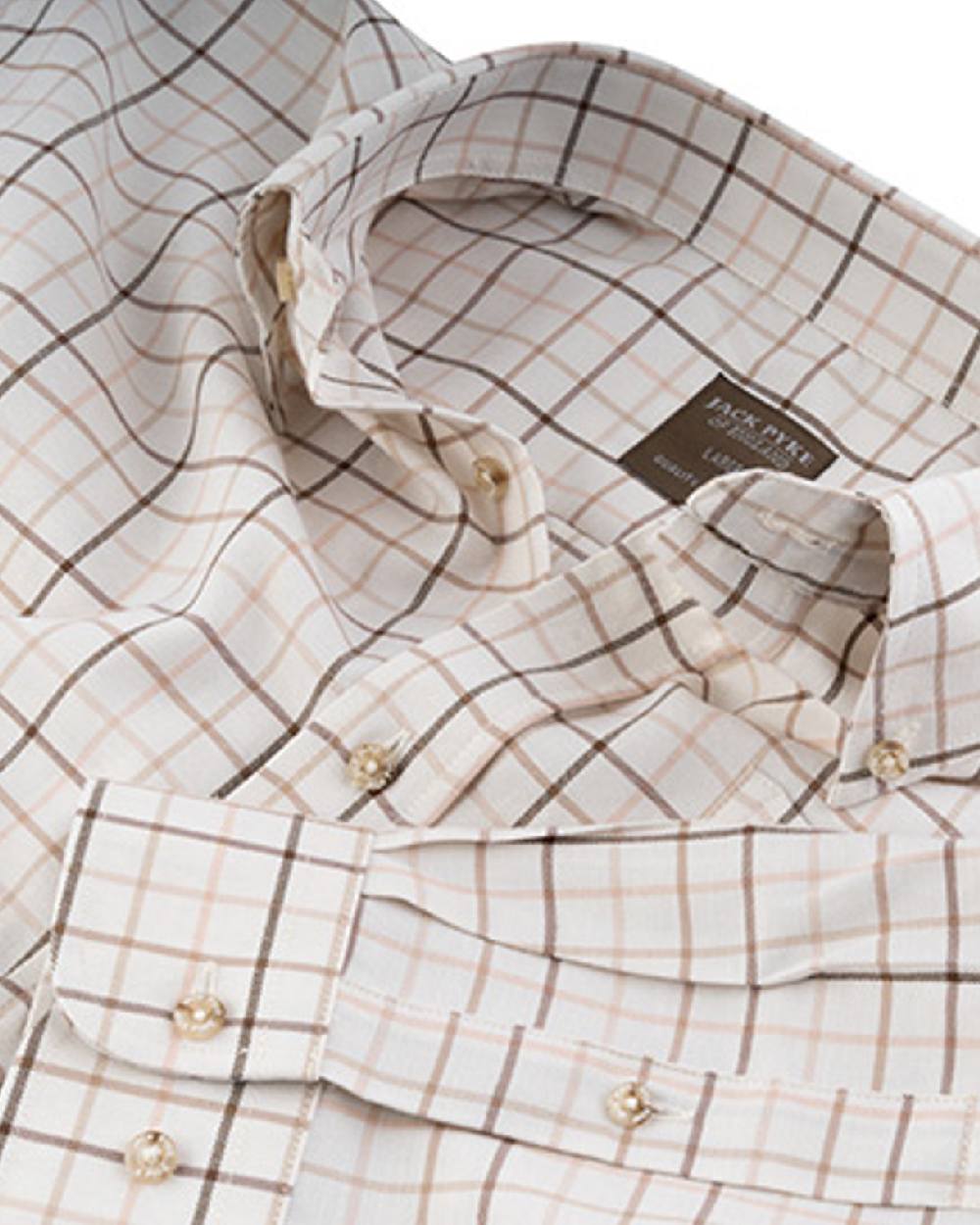 Brown coloured Jack Pyke Countryman Shirt on white background 