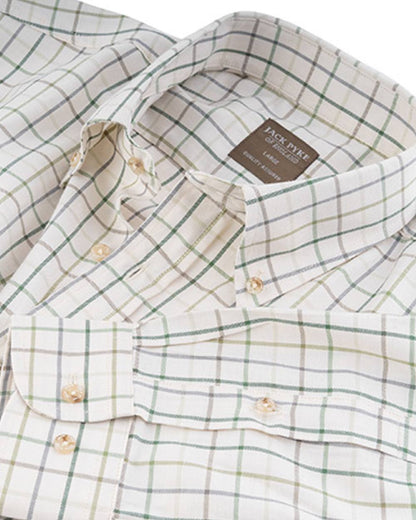 Green coloured Jack Pyke Countryman Shirt on white background 