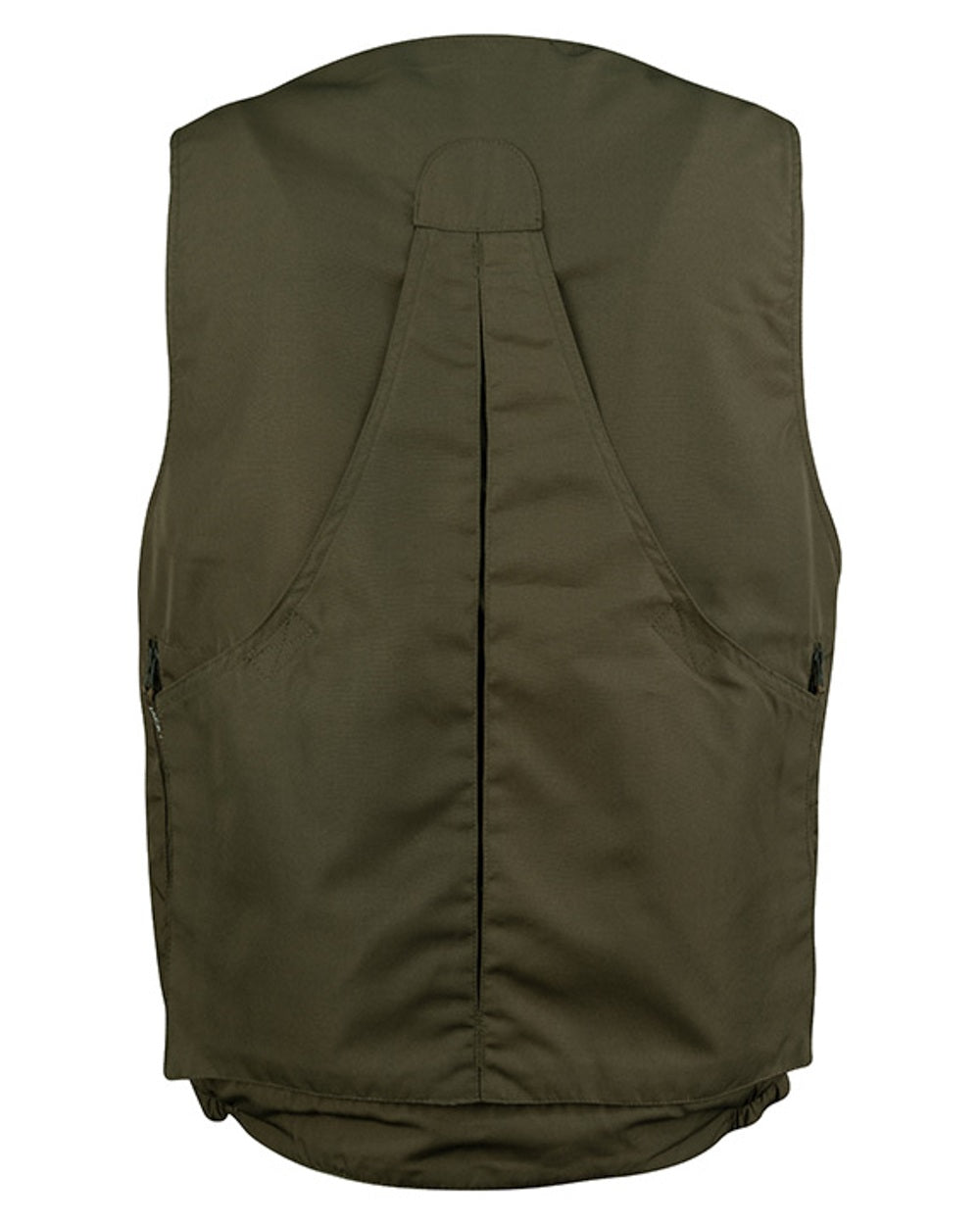 Olive Green coloured Jack Pyke Countryman Vest on white background 