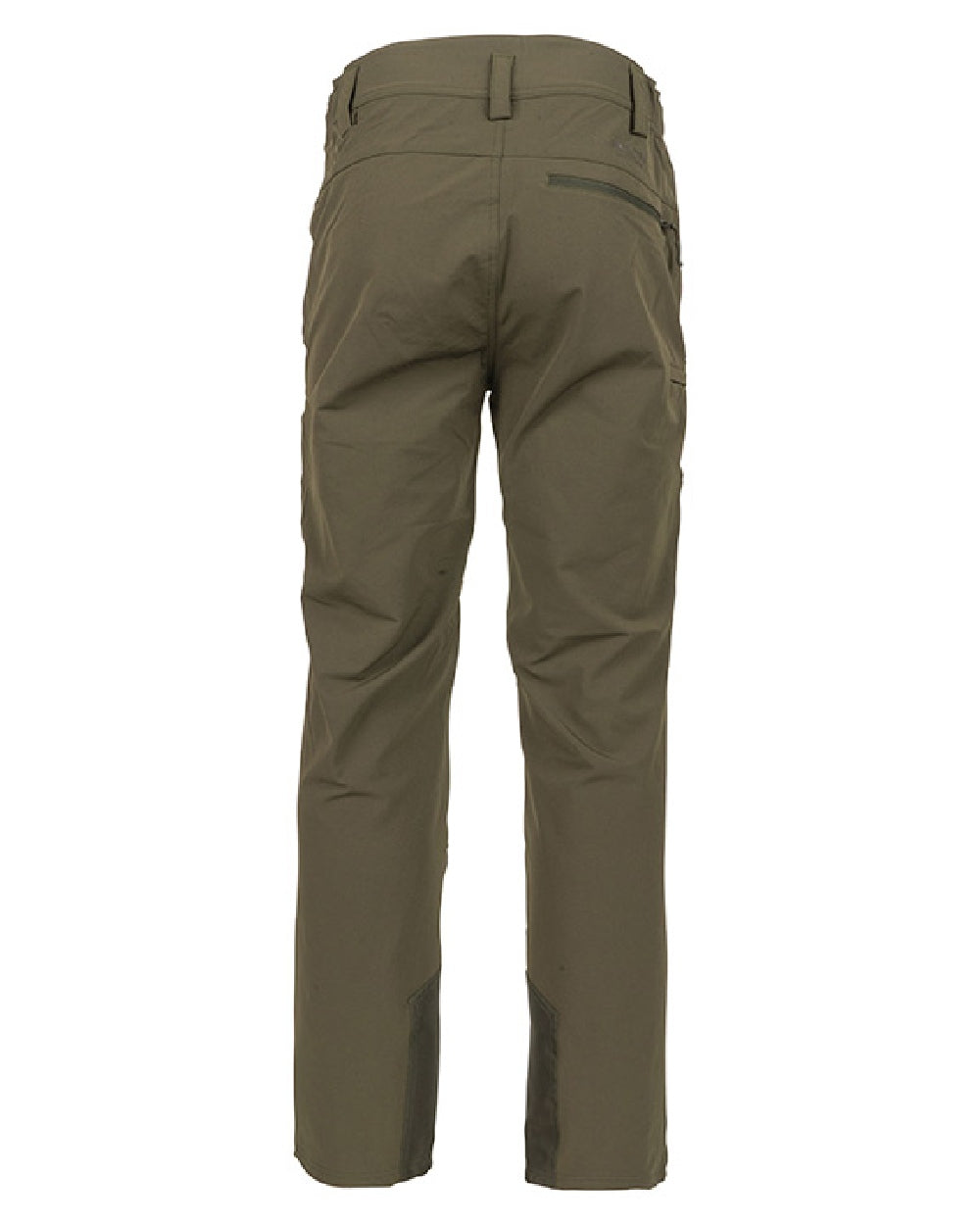 Green coloured Jack Pyke Dalesman Stretch Trousers on white background 