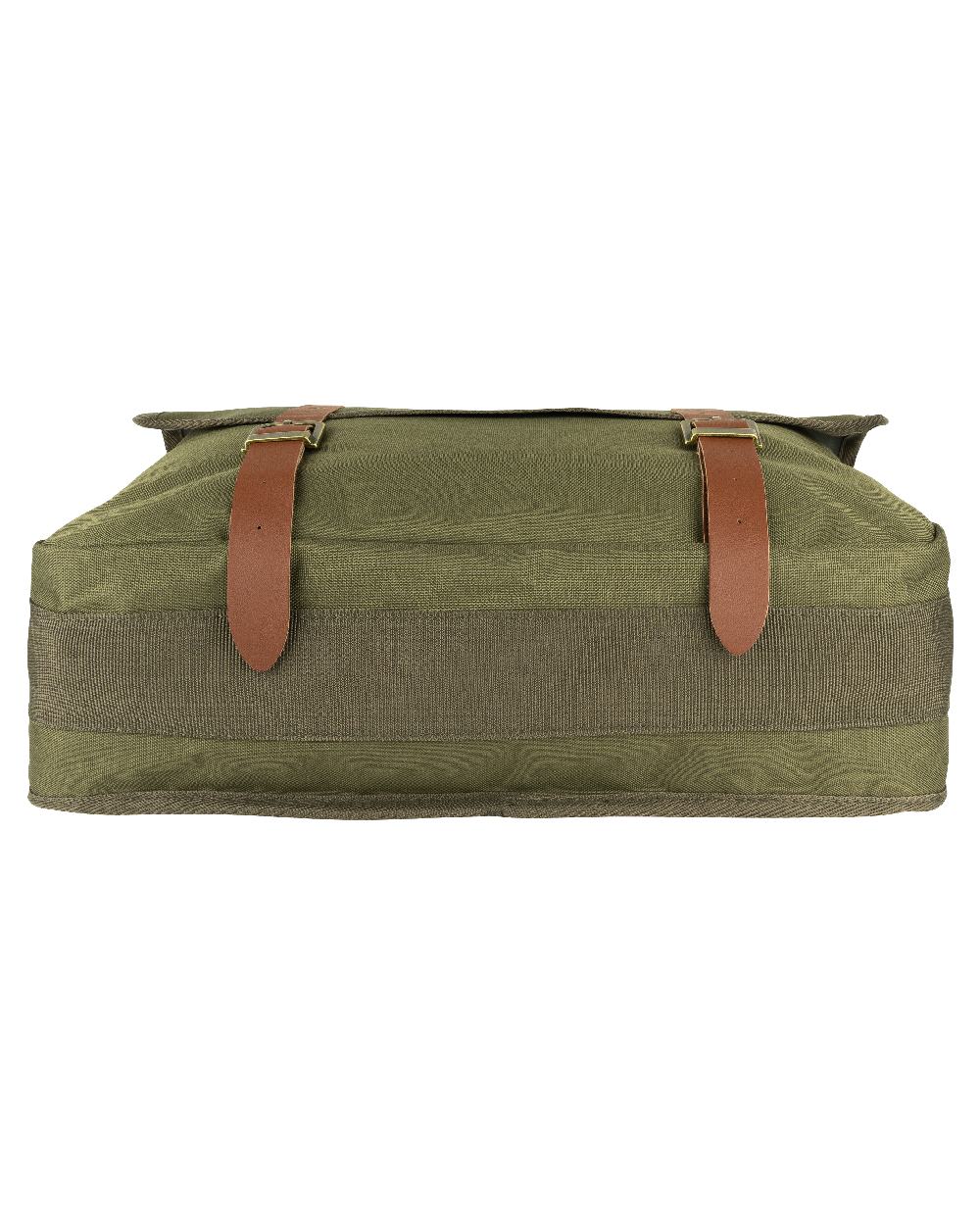 Green coloured Jack Pyke Dog Bag on white background 